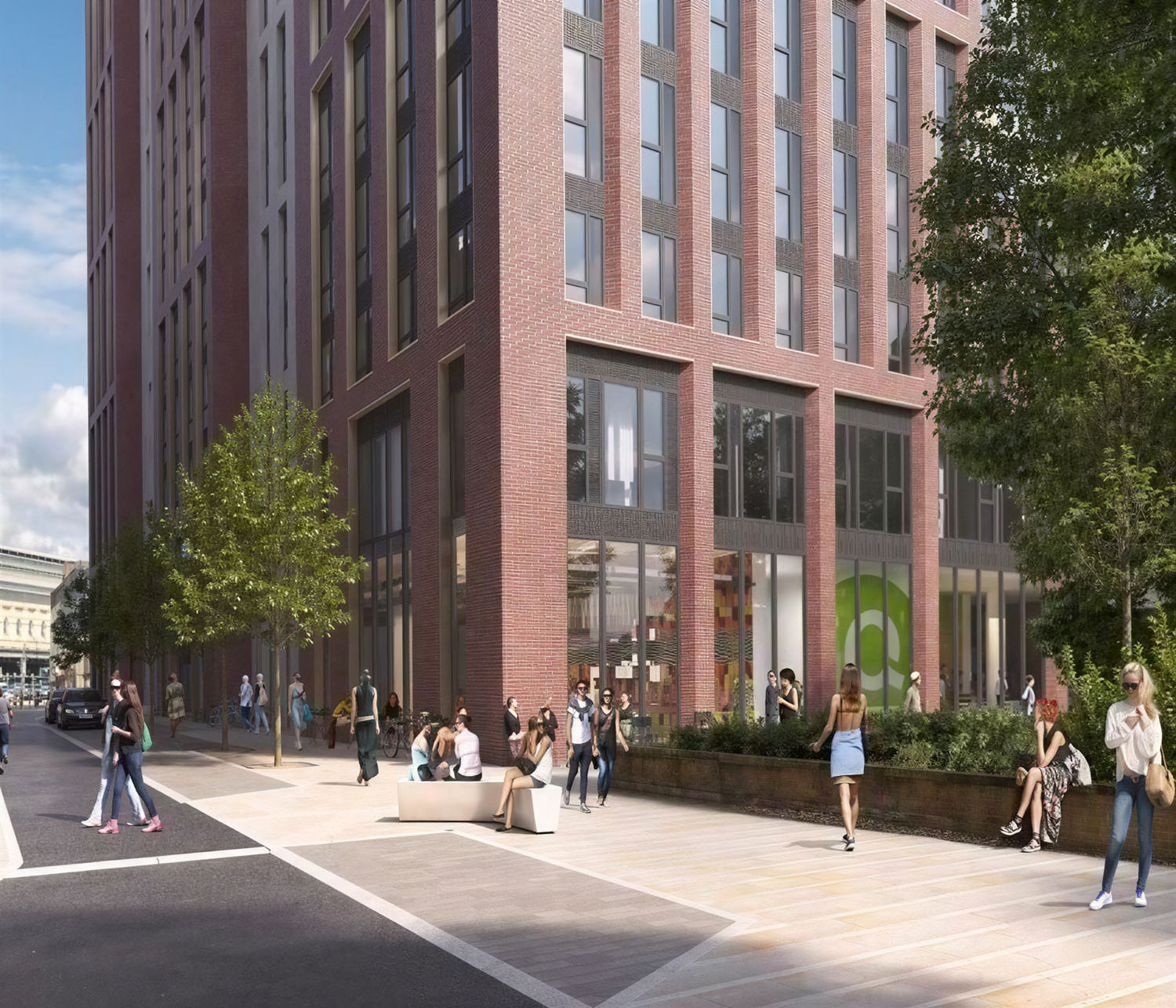 Echo Street External street view CGI