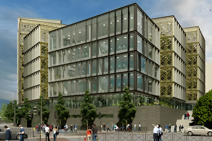 Quarry Hill Campus Leeds City College external CGI