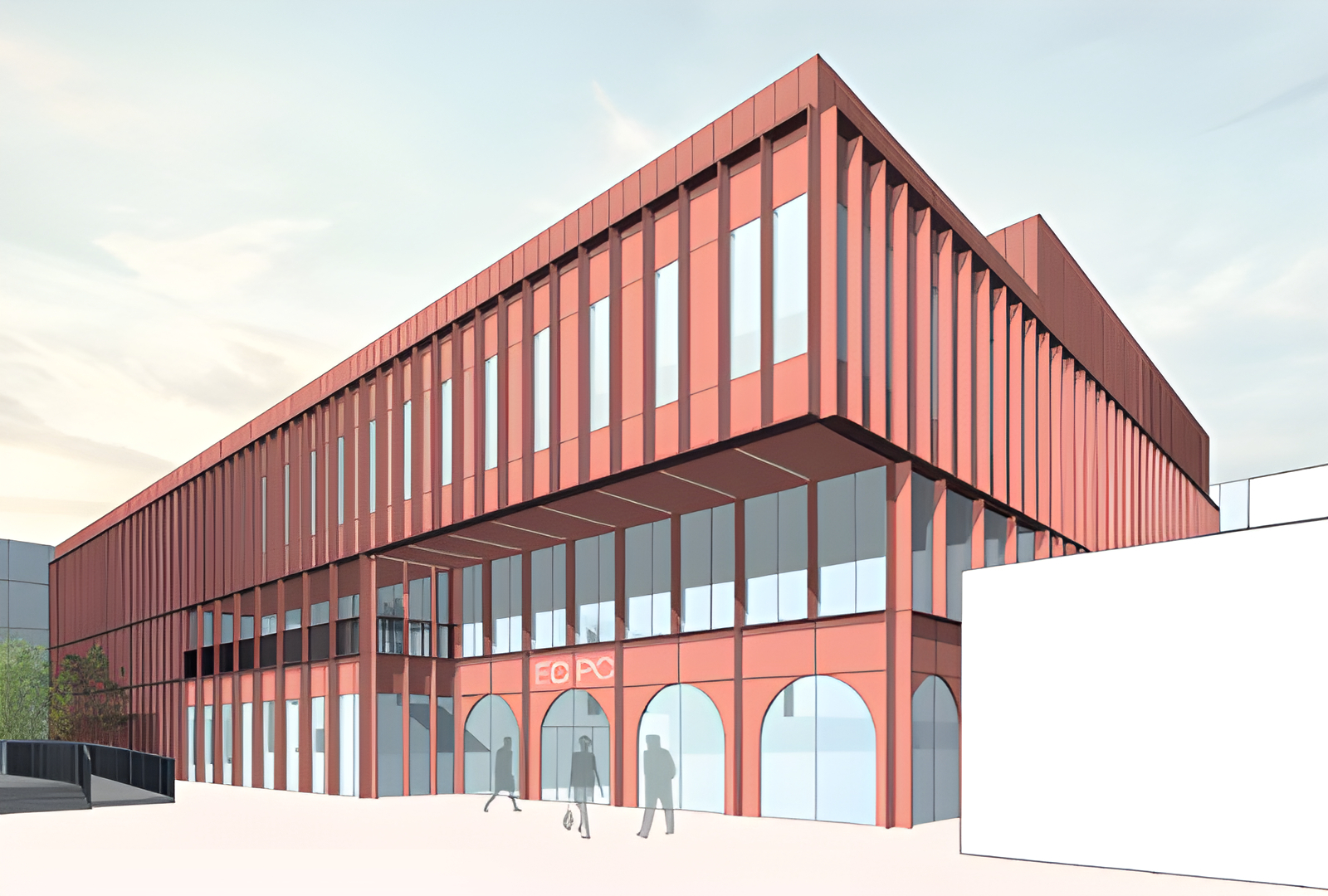 Steeping Hill Hospital CGI visual external of new 3 story Urgent Treatment Centre