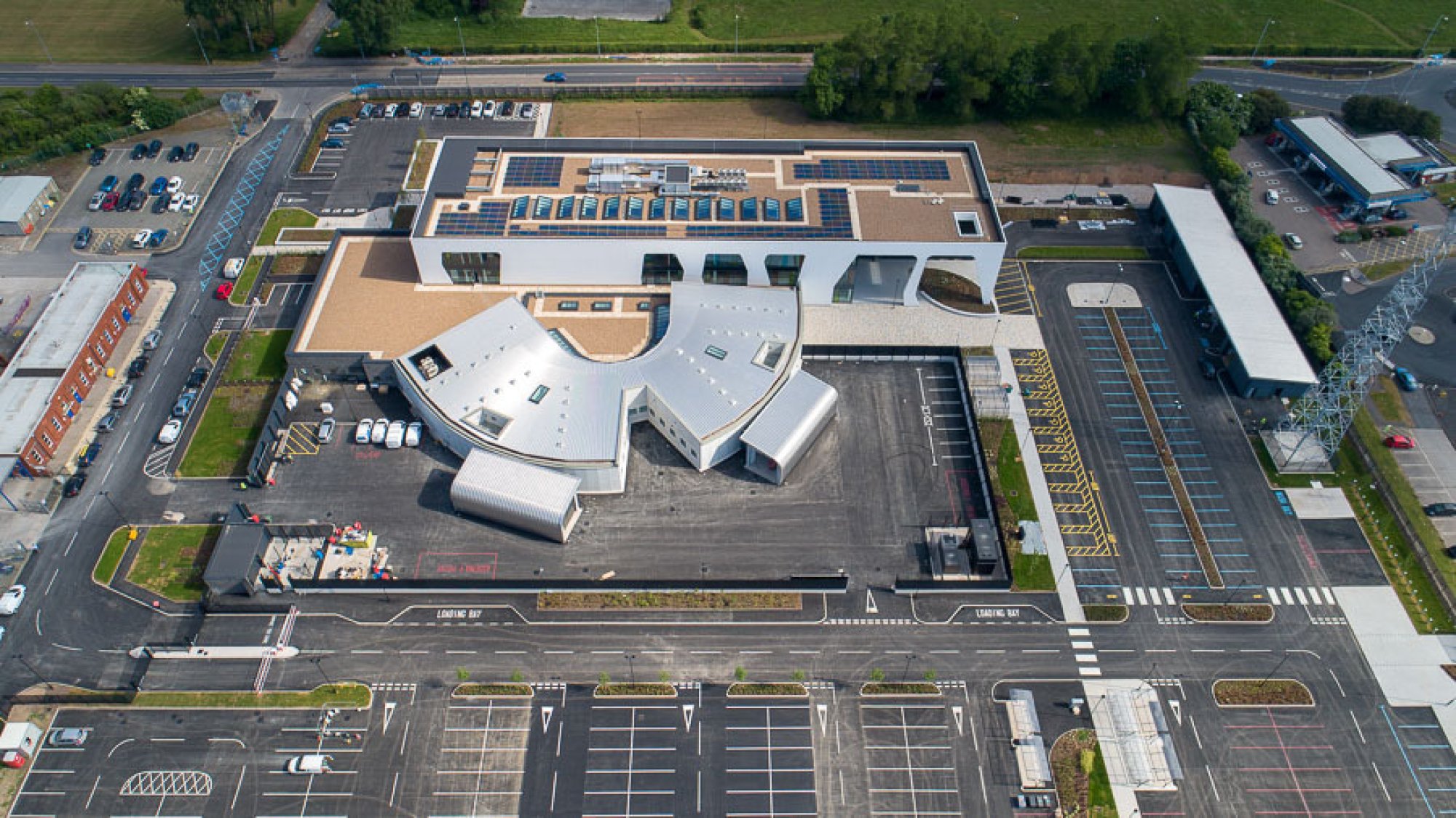 West Dicision HQ aerial view
